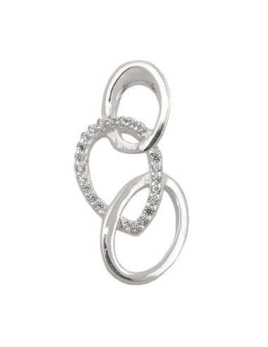 Hängsmycke Zirconias Polished Silver 925
