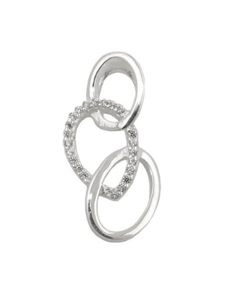Hängsmycke Zirconias Polished Silver 925