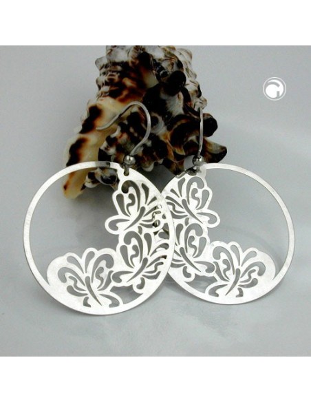 Krok Örhängen Butterfly Silver 925