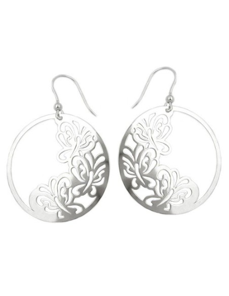 Krok Örhängen Butterfly Silver 925