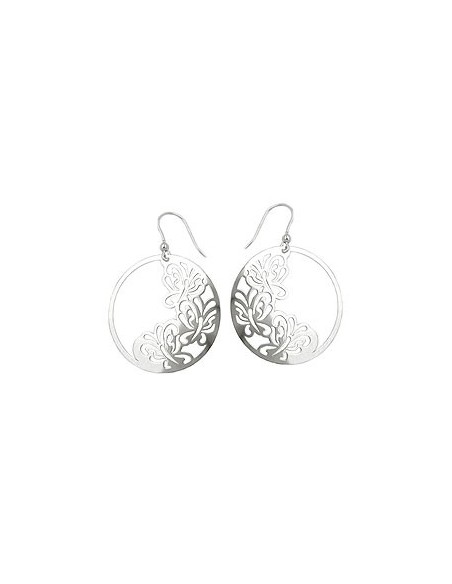 Krok Örhängen Butterfly Silver 925