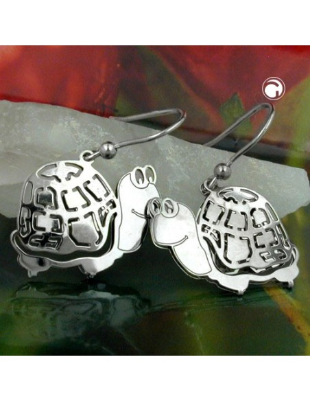 Krok Örhängen Tortoise Silver 925