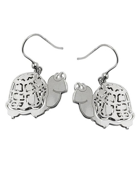 Krok Örhängen Tortoise Silver 925