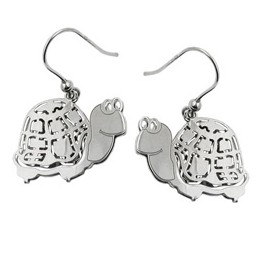 Krok Örhängen Tortoise Silver 925
