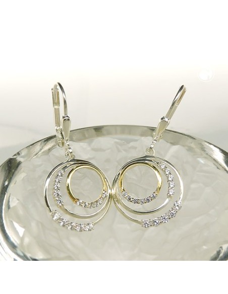 Leverback Örhängen Circles Silver 925