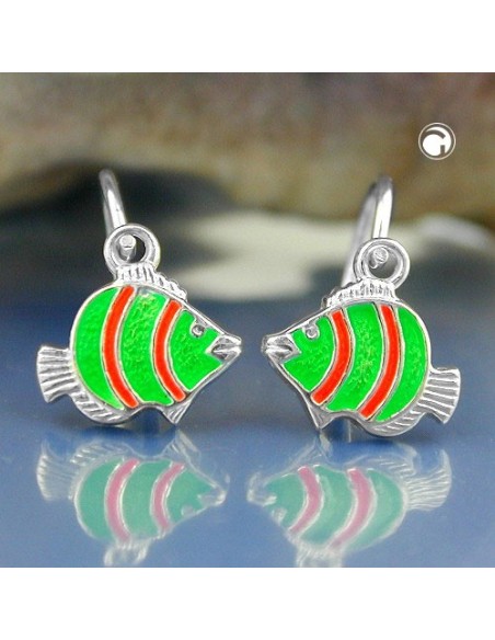 Leverback Örhängen Clown Fish Silver 925