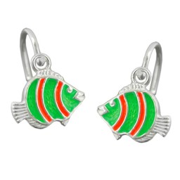 Leverback Örhängen Clown Fish Silver 925