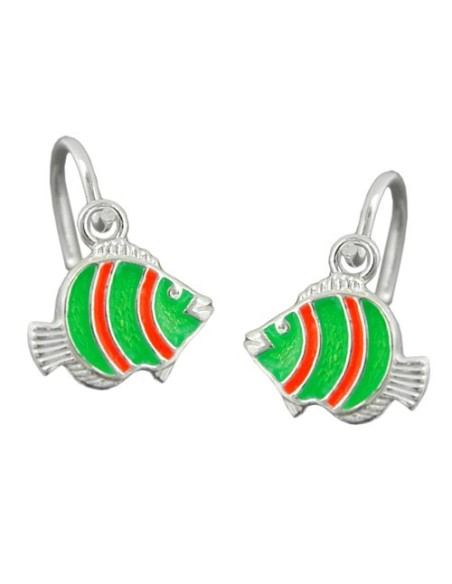 Leverback Örhängen Clown Fish Silver 925