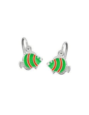 Leverback Örhängen Clown Fish Silver 925
