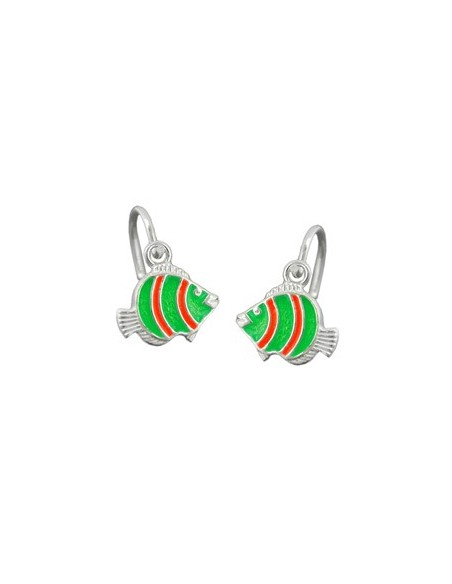 Leverback Örhängen Clown Fish Silver 925