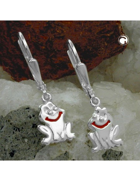 Leverback Örhängen Frog Silver 925