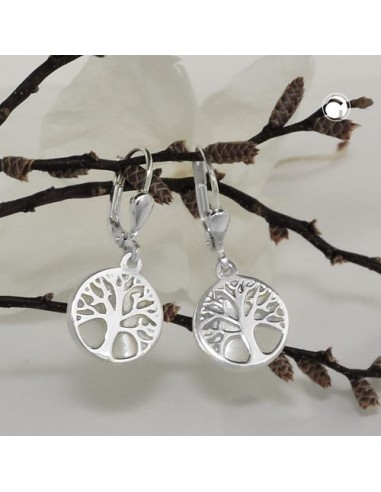 Leverback Örhängen Tree Pearl Silver 925