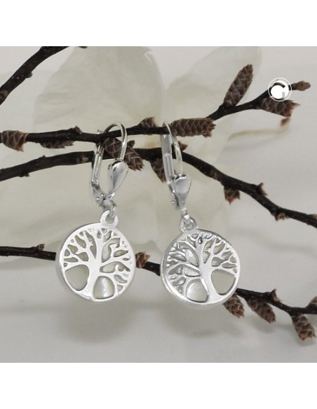 Leverback Örhängen Tree Pearl Silver 925