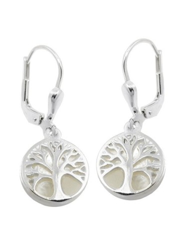 Leverback Örhängen Tree Pearl Silver 925