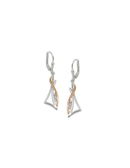 Leverback Örhängen Zirconia Silver 925