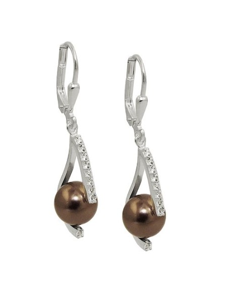 Leverback Örhängen Zirconia Silver 925