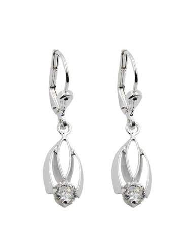 Leverback Örhängen Zirconia Silver 925