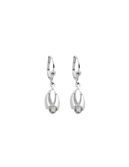 Leverback Örhängen Zirconia Silver 925