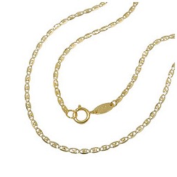 chain 45mm fancy sparkling 9k gold