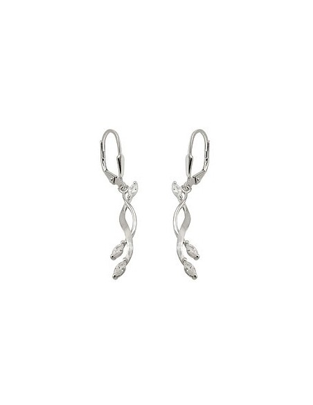 Leverback Örhängen Zirconia Silver 925