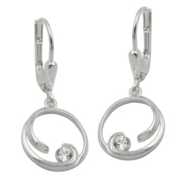 Leverback Örhängen Zirconia Silver 925