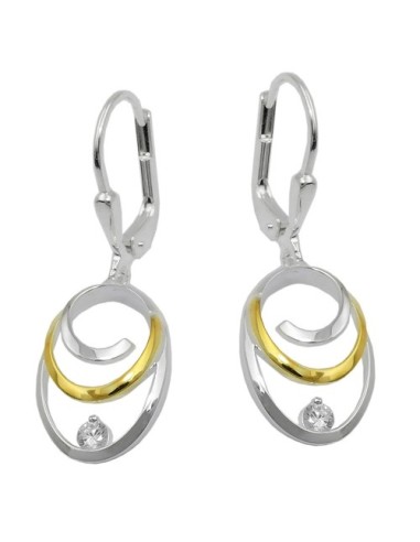 Leverback Örhängen Zirconia Silver 925