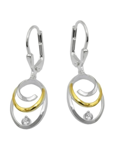 Leverback Örhängen Zirconia Silver 925