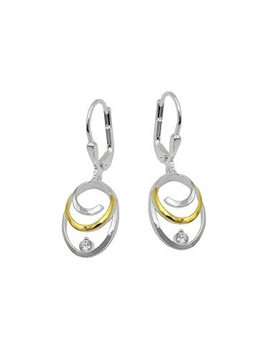 Leverback Örhängen Zirconia Silver 925