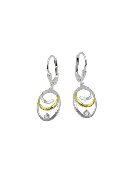 Leverback Örhängen Zirconia Silver 925