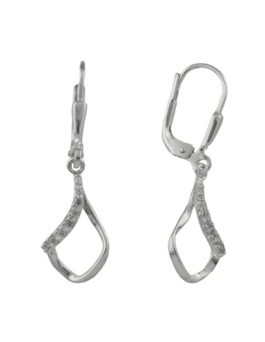 Leverback Örhängen Zirconia Silver 925