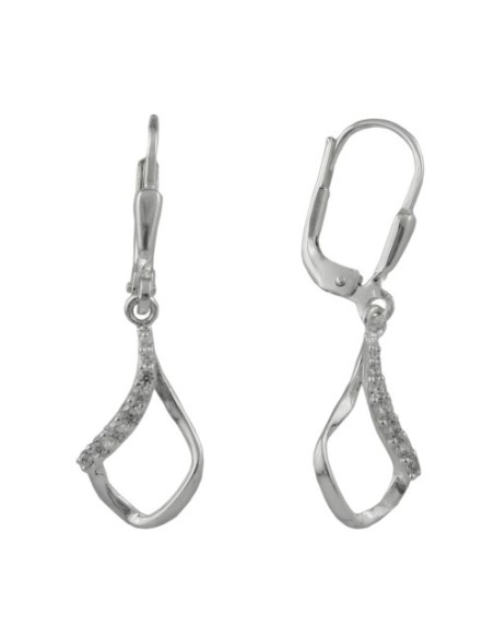 Leverback Örhängen Zirconia Silver 925