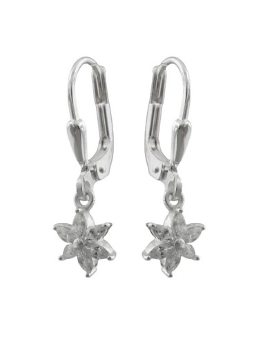 Leverback Örhängen Zirconia Silver 925