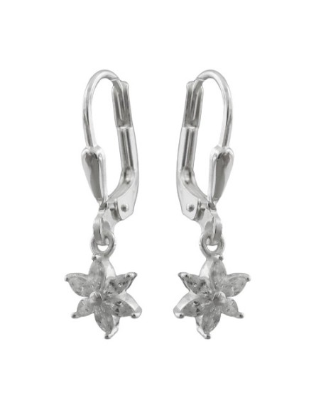 Leverback Örhängen Zirconia Silver 925