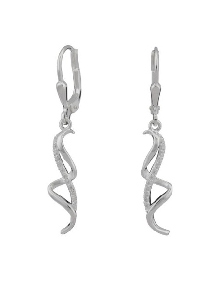 Leverback Örhängen Zirconia Silver 925