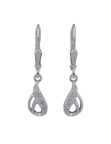 Leverback Örhängen Zirconia Silver 925