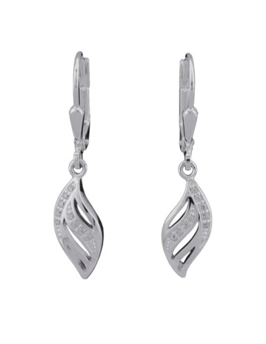 Leverback Örhängen Zirconia Silver 925