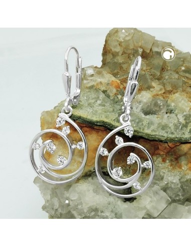 Leverback Örhängen Zirconias Silver 925