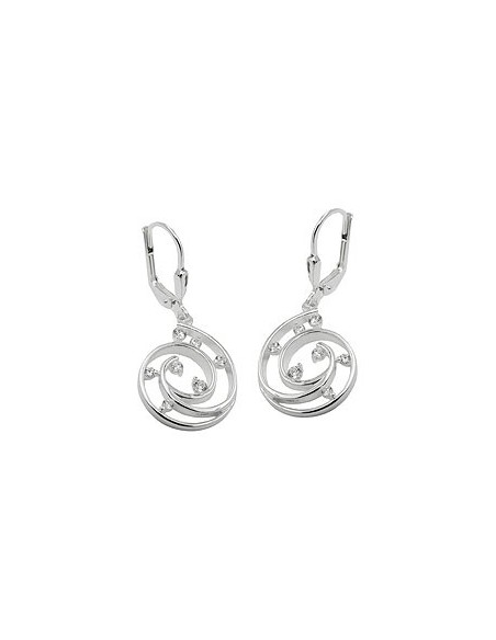 Leverback Örhängen Zirconias Silver 925