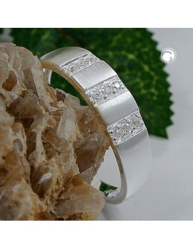 Ring 9x Zirconias Silver 925