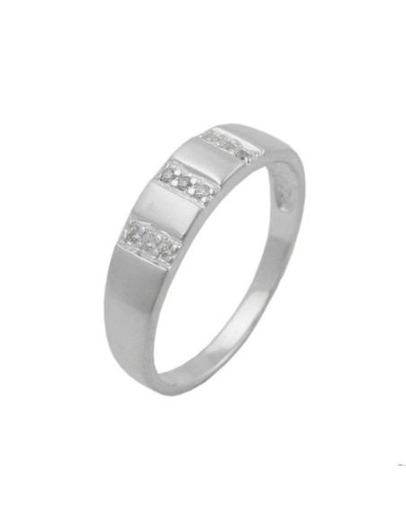 Ring 9x Zirconias Silver 925