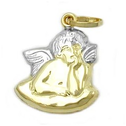 pendant angel 16mm 9k gold