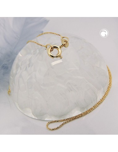 thin fancy chain 45cm 14kt gold
