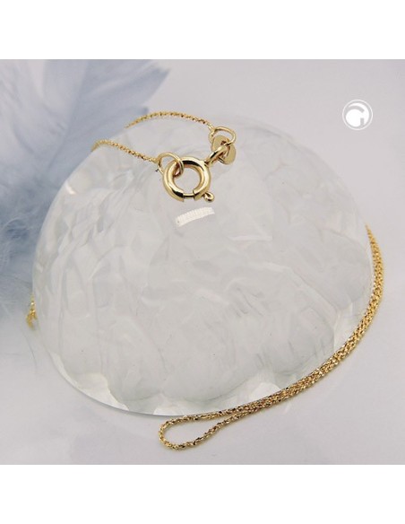 thin fancy chain 45cm 14kt gold