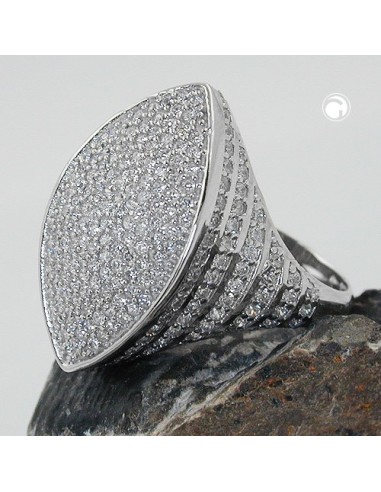 Ring Many Zirconias Silver 925