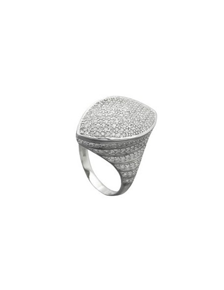 Ring Many Zirconias Silver 925