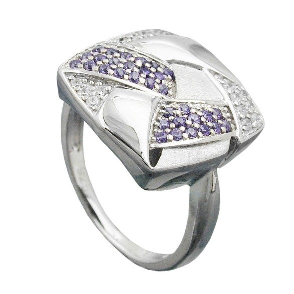 Ring Many Zirconias Silver 925