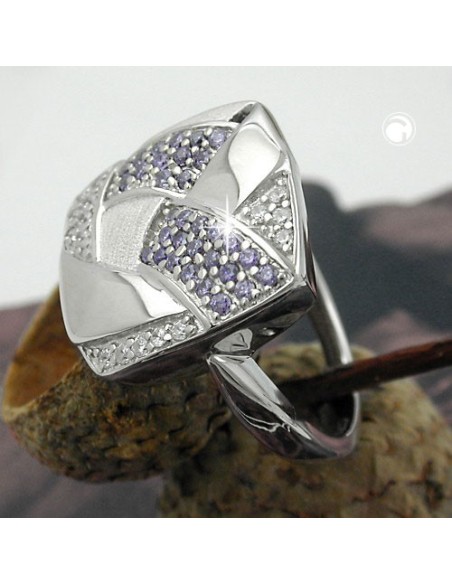 Ring Many Zirconias Silver 925