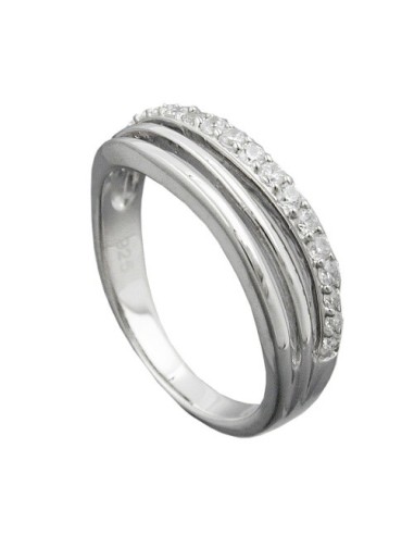 Ring Many Zirconias Silver 925