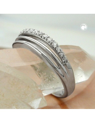 Ring Many Zirconias Silver 925
