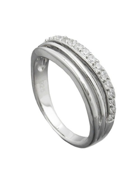Ring Many Zirconias Silver 925